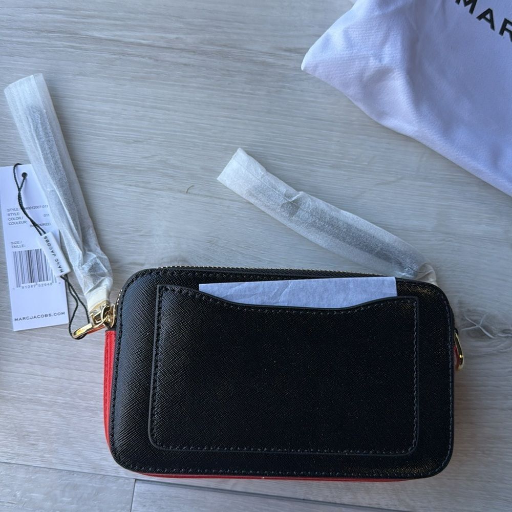 MARC JACOBS the snapshot camera bag red/black NWT in packaging - Picture 10 of 11